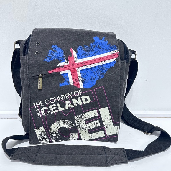 Robin Ruth Dark Gray Canvas Messenger Crossbody Bag Pocket Zippers Snap Closure - Picture 1 of 16